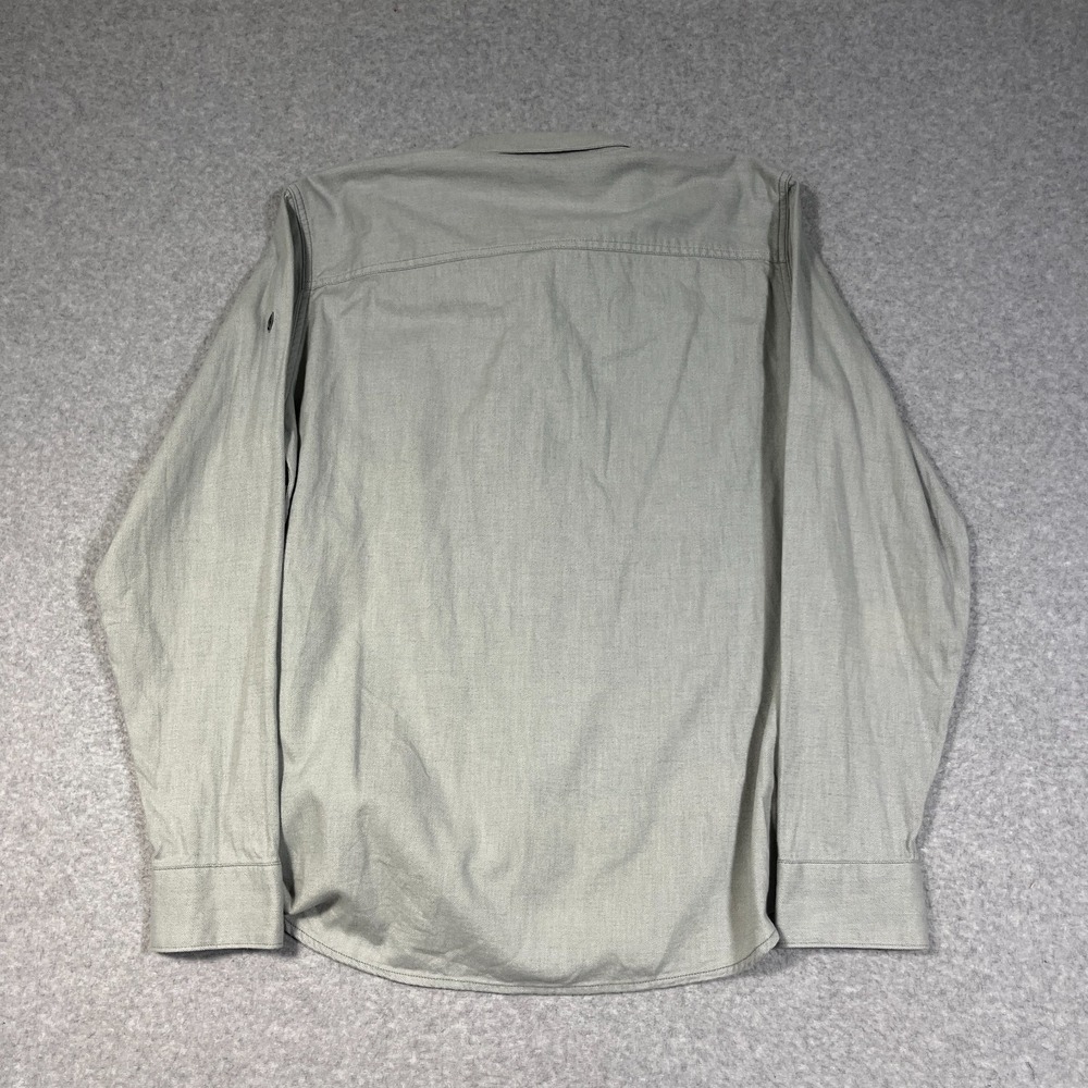 Kuhl Shirt Mens Medium Gray Descendr Flannel Long Sleeve Button Up Hike Outdoor - Picture 5 of 12